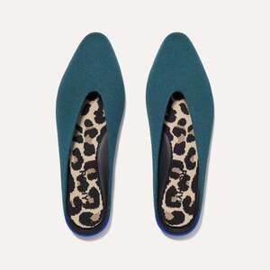 Rothy's The Almond Demi - Deep Emerald Size 9.5